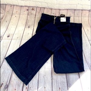 Express Superwide Leg Jeans dark Navy